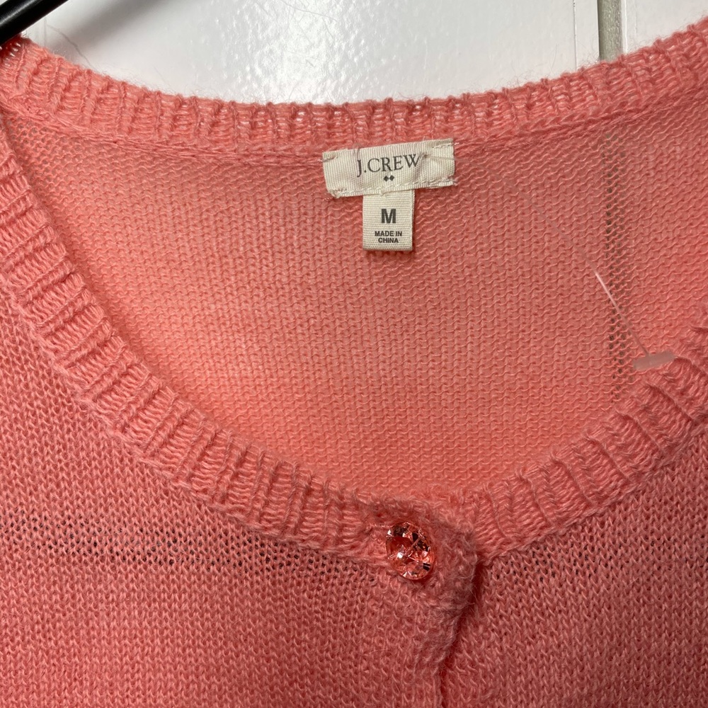 J Crew Alpaca Wool Blend Thin Cardigan size M - Picture 8 of 10